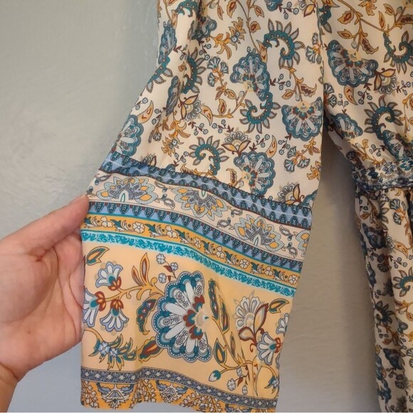 NorthStyle V-neck Drawstring Waisted Peasant Tunic Top/Dress Size Medium - Picture 13 of 13